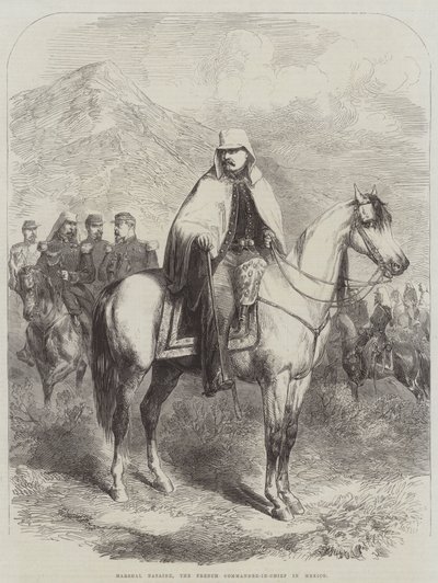 Maréchal Bazaine, le commandant en chef français au Mexique - English School
